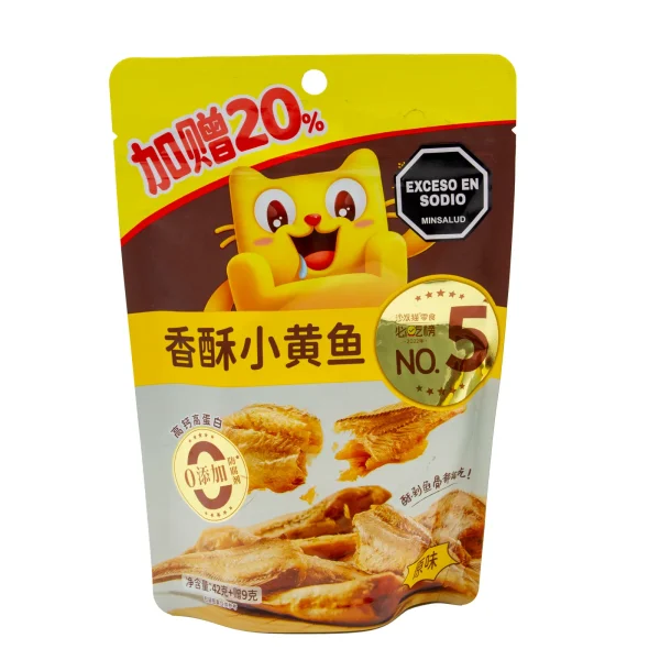 沙发猫香酥小黄鱼原味<br><br>Pescado Corvina Crujientes